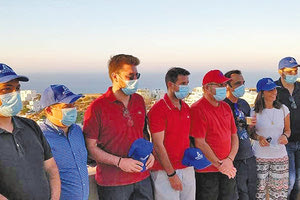 Το Αμμούδι στην ευρύτερη περιοχή της Λυγαριάς επισκέφθηκε ο δήμαρχος Μαλεβιζίου Μενέλαος Μποκέας