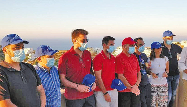 Το Αμμούδι στην ευρύτερη περιοχή της Λυγαριάς επισκέφθηκε ο δήμαρχος Μαλεβιζίου Μενέλαος Μποκέας