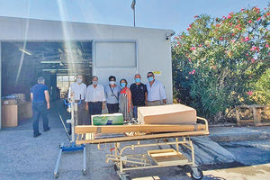 Αναλώσιμα υλικά και ιατρικός εξοπλισμός παραδόθηκε στο Βενιζέλειο, στη μνήμη του οφθαλμίατρου Ευάγγελου Χριστοδουλάκη