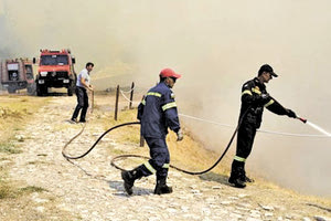 Φωτιά στον αρχαιολογικό χώρο των Μυκηνών.
