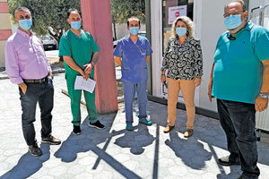 Στον Εσταυρωμένο τα τεστ Covid για τους υγειονομικούς που επιστρέφουν από άδεια