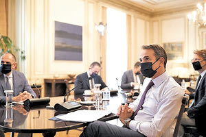 ο Κυριάκος Μητσοτάκης συνεδρίαση του υπουργικού συμβουλίου