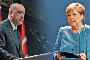 Με την Άνγκελα Μέρκελ ο Ρετζέπ Ταγίπ Ερντογάν