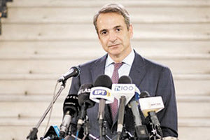 ο πρωθυπουργός Κυριάκος Μητσοτάκης από τη Θεσσαλονίκη