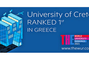 Το Πανεπιστήμιο Κρήτης παραμένει στην πρώτη θέση ανάμεσα στα ελληνικά Πανεπιστήμια και καταλαμβάνει την 120ή θέση παγκοσμίως στο δείκτη της απήχησης της έρευνας.