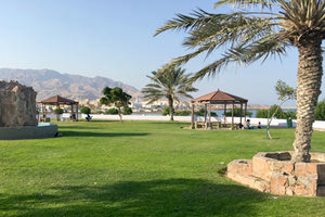 Παραθαλάσσια περιοχή στην πόλη Κουριγιάτ του Ομάν, μια από τις θερμότερες αυτού του Σουλτανάτου