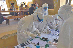 ΑΚΡΩΤΗΡΙ: Έλεγχοι Covid στους 70 μετανάστες