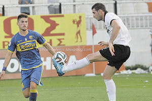 ΟΦΗ με Παναιτωλικό το 2014 στο ντεμπούτο του Τζενάρο Γκατούζο στον πάγκο