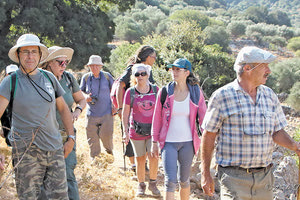 Στο φαράγγι του Μαλλιάρη η Πεζοπορική Ομάδα Νεάπολης