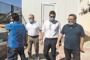 Στο Γυμνάσιο Γαζίου ο δήμαρχος Μαλεβιζίου, κ. Μενέλαος Μποκέας