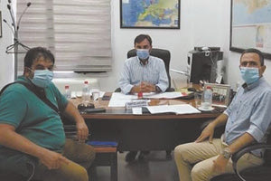 Στην συνάντηση που είχε ο πρόεδρος του ΤΕΕ/ΤΑΚ Μιχάλης Χωραφάς και ο πρόεδρος του ΤΕΕ/ΤΔΚ Σπύρος Σοφιανός με τον αντιπεριφερειάρχη Κρήτης Ευρωπαϊκών Θεμάτων κ.Αλεξάκη