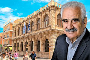 Ο επικεφαλής της δημοτικής παράταξης “Συν-Εργασία για το Ηράκλειο” Ευριπίδης Κουκιαδάκης