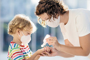 χρήση μάσκας σπό παιδιά στο σχολείο