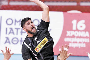 Ο Γιάννης Ρουμελιωτάκης του ΟΦΗ στο πρωτάθλημα της Α1 βόλεϊ