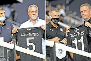 Η βράβευση σε Αγιομαμίτη και Βλαστό από Ανδριανίδη και Νιόπλια αντίστοιχα