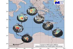 Το φαινόμενο του «Ιανού» ήταν ακραίο, κυρίως όσον αφορά στα ύψη βροχής, αναφέρουν οι επιστήμονες του meteo του Εθνικού Αστεροσκοπείου Αθηνών (ΕΑΑ)