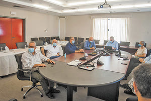 Το Ίδρυμα Τεχνολογίας και Έρευνας επισκέφθηκαν οι νέες πρυτανικές Αρχές του Πανεπιστημίου Κρήτης.