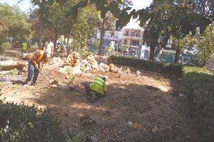 Πυρετός εργασιών στο πάρκο Γεωργιάδη,