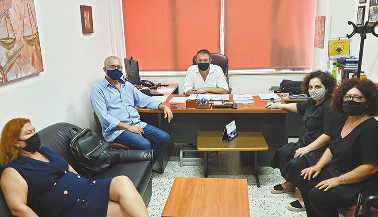 Με εκπροσώπους του Συλλόγου Εργαζόμενων ΟΑΕΔ, συναντήθηκαν ο πρόεδρος του Εργατικού Κέντρου Ηρακλείου Στέλιος Βοργιάς