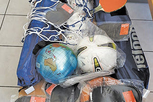 Το αθλητικό υλικό που θα μοιραστεί στα σχολεία