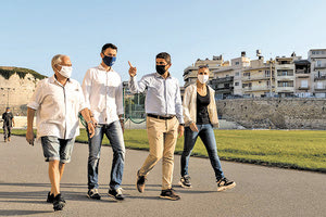 Από την αυτοψία του υφυπουργού Αθλητισμού στο στάδιο Ελευθερίας