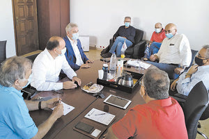 Από την συνάντηση της διοίκησης του ΟΑΚ με την πρυτανεία του Πανεπιστημίου Κρήτης