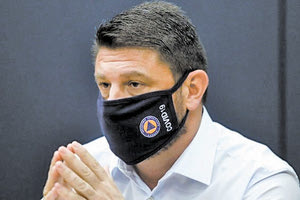 ο υφυπουργός Πολιτικής Προστασίας και Διαχείρισης Κρίσεων, κ. Νίκος Χαρδαλιάς