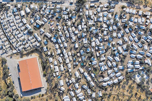 καταυλισμός προσφυγικού στη Λέσβο