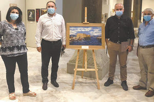 Η έκθεση ψηφιδωτού του Εργαστηρίου Ψηφιδωτού του Συλλόγου Μικρασιατών Κρήτης «Ο Άγιος Πολύκαρπος»