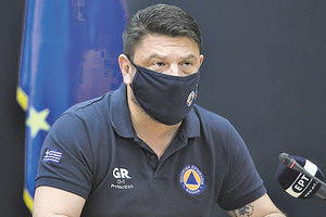 Ο υφυπουργός Πολιτικής Προστασίας και Διαχείρισης Κρίσεων, Νίκος Χαρδαλιάς