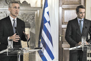 ο Κυριάκος Μητσοτάκης την Τουρκία, μετά τη συνάντησή του με τον Γενς Στόλτενμπεργκ στο Μαξίμου