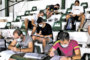 Στο γήπεδο του ΠΟΑ έδωσαν εξετάσεις οι διαιτητές ΕΠΣΗ