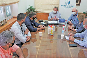 στο πλαίσιο συνεδρίασης της Τοπικής Επιτροπής Διαχείρισης Αστερουσίων, παρουσία του προέδρου της Ελληνικής Εθνικής Επιτροπής ΜΑΒ / UNESCO καθηγητή Μιχάλη Σκούλλου