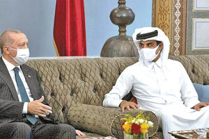 Επίσημη επίσκεψη στο Κατάρ πραγματοποίησε ο Ερντογάν