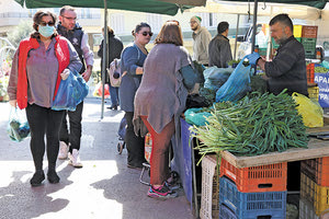 λαϊκή αγορά στο Ηράκλειο