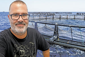 Ο δρ. Παντελής Καθάριος, επικεφαλής της εταιρείας θαλάσσιας βιοτεχνολογίας Aquatic Biologicals, που αποτελεί τεχνοβλαστό του ΕΛΚΕΘΕ