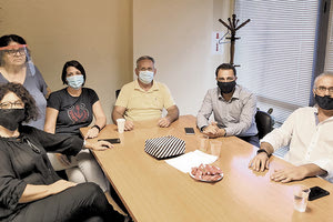 Τα μεγάλα προβλήματα του ΟΑΕΔ είχε την ευκαιρία να συζητήσει ο βουλευτής ΝΔ Ηρακλείου κ. Μάξιμος Σενετάκης με τον κ. Ιωάννη Πάγκαλο, περιφερειακό διευθυντής ΟΑΕΔ Κρήτης