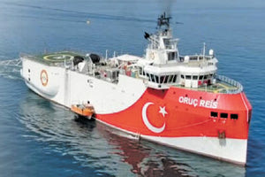 προκλήσεις από το Oruc Reis