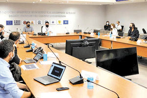 Απο τη συνάντηση των κ. Αυγενάκη, Χαρδαλιά με το ΔΣ της Σούπερ Λιγκ