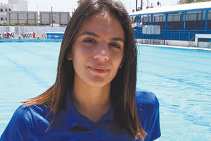 η κολυμβήτρια της Ζωοδόχου Πηγής Σύλια Χιώτη