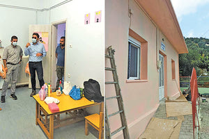 Στο Νηπιαγωγείο Ρογδιάς βρέθηκε ο δήμαρχος Μαλεβιζίου, κ. Μενέλαος Μποκέας