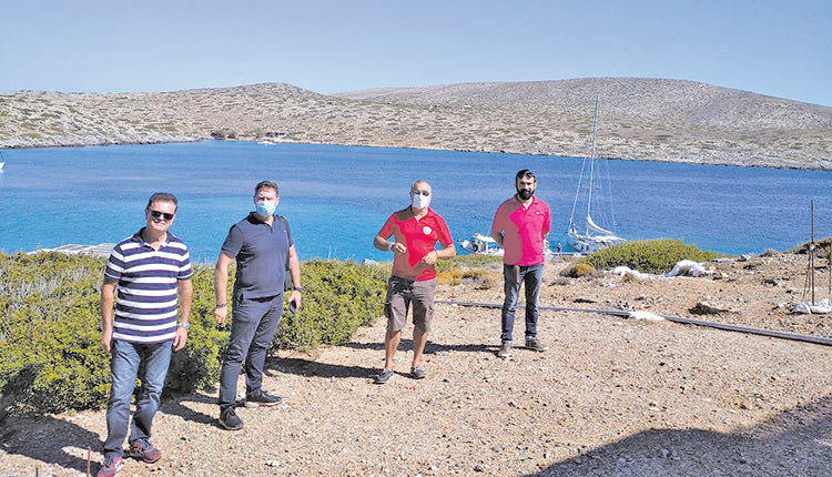 Επίσκεψη στη Ντία (Δία), πραγματοποίησε χθες το μεσημέρι ο Δήμαρχος Χερσονήσου Γιάννης Σέγκος και δημοτική αντιπροσωπεία της Χερσονήσου