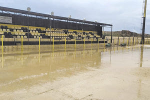 Πλημμύρισε ξανά το γήπεδο της ΑΕΚ στον Καρτερό