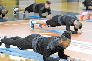 Από την προπόνηση του ΟΦΗ στο ΒΑΚ