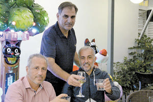 O κ. Σουλτάτος με τους προπονητές κ.κ. Ταουσιάνη και Σουτζή