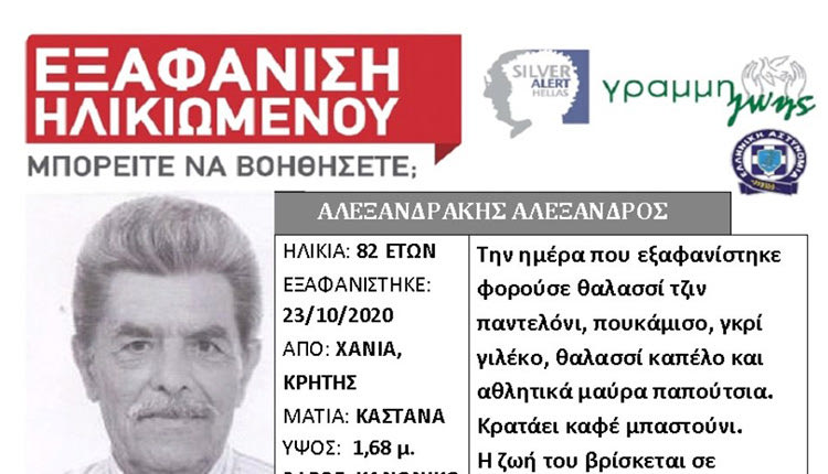 Λίγες ώρες μετά που εκδόθηκε silver alert για τον εντοπισμό του 82χρονου Αλέξανδρου Αλεξανδράκη βρέθηκε νεκρός σε... βαλίτσα ο σύντροφος της στραγγαλισμένης