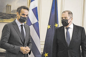 ο Λαβρόφ στον Μητσοτάκη