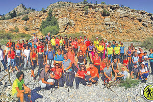 Συνολικά 75 πεζοπόροι έζησαν μοναδικές στιγμές εκεί στο Νότο