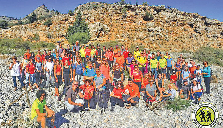 Συνολικά 75 πεζοπόροι έζησαν μοναδικές στιγμές εκεί στο Νότο