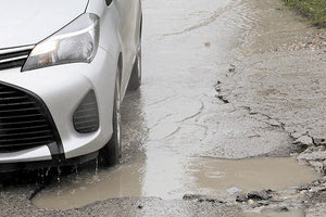 Δρόμος λακκούβα Ηράκλειο